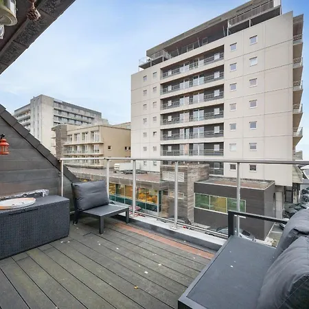 Penthouse With Spacious Terrace & Sea View Apartamento Ostende